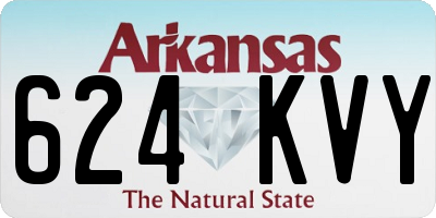 AR license plate 624KVY