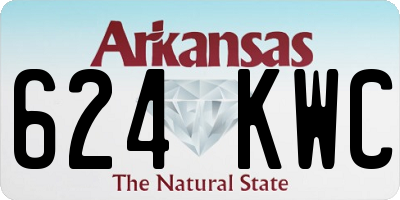 AR license plate 624KWC