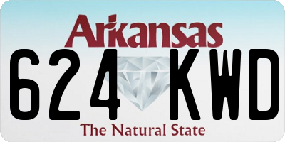 AR license plate 624KWD