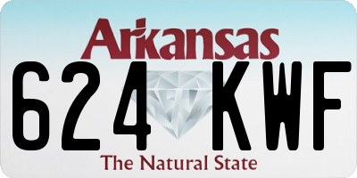 AR license plate 624KWF