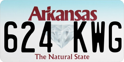 AR license plate 624KWG