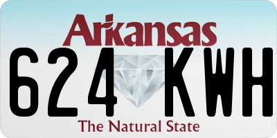 AR license plate 624KWH