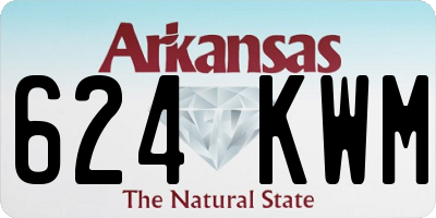 AR license plate 624KWM