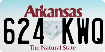 AR license plate 624KWQ