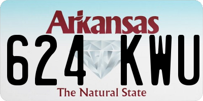 AR license plate 624KWU