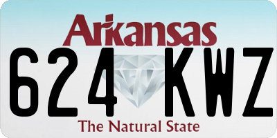 AR license plate 624KWZ
