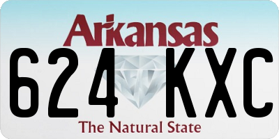 AR license plate 624KXC