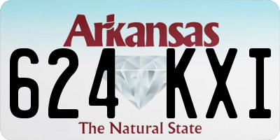 AR license plate 624KXI