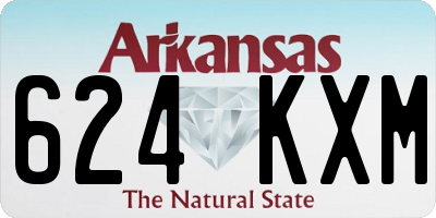 AR license plate 624KXM
