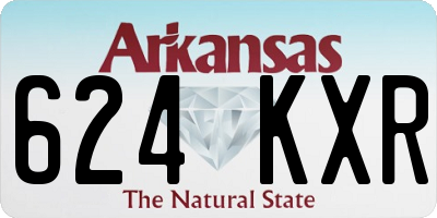 AR license plate 624KXR