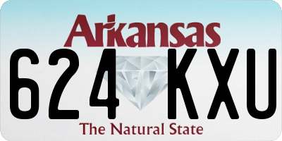 AR license plate 624KXU
