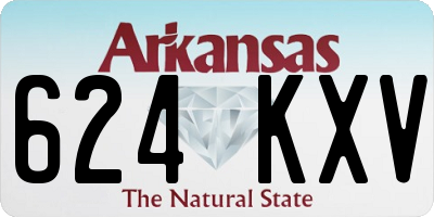 AR license plate 624KXV
