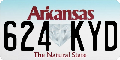 AR license plate 624KYD