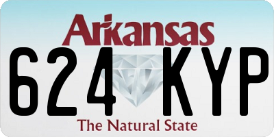 AR license plate 624KYP