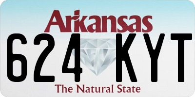 AR license plate 624KYT