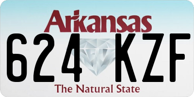 AR license plate 624KZF