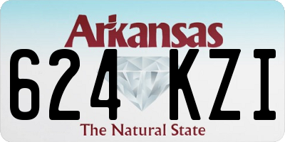 AR license plate 624KZI