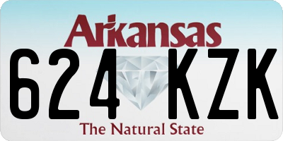AR license plate 624KZK