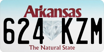 AR license plate 624KZM