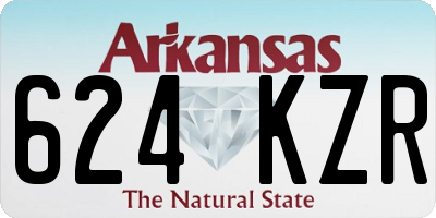AR license plate 624KZR