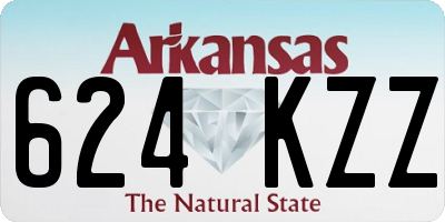 AR license plate 624KZZ