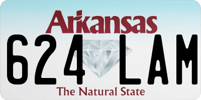 AR license plate 624LAM