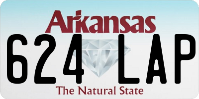 AR license plate 624LAP