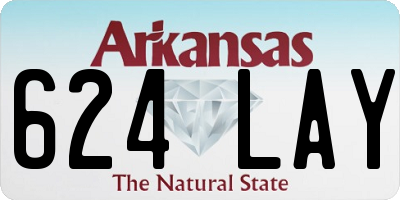 AR license plate 624LAY