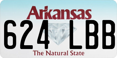 AR license plate 624LBB