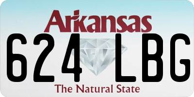 AR license plate 624LBG