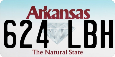 AR license plate 624LBH