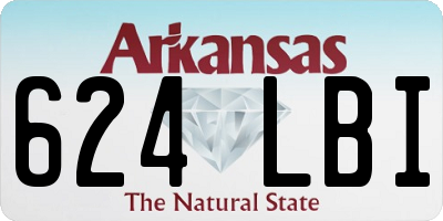 AR license plate 624LBI