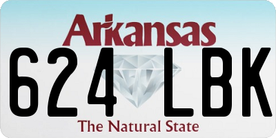 AR license plate 624LBK