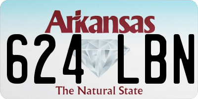 AR license plate 624LBN