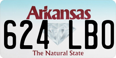 AR license plate 624LBO