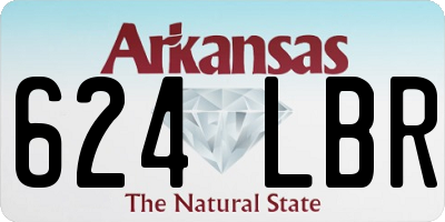 AR license plate 624LBR