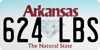 AR license plate 624LBS