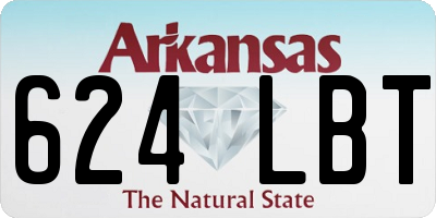 AR license plate 624LBT