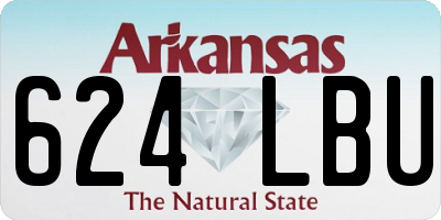 AR license plate 624LBU