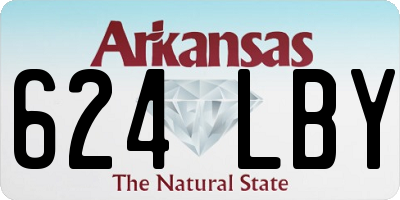 AR license plate 624LBY