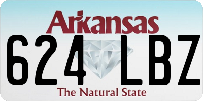 AR license plate 624LBZ