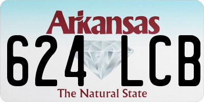 AR license plate 624LCB