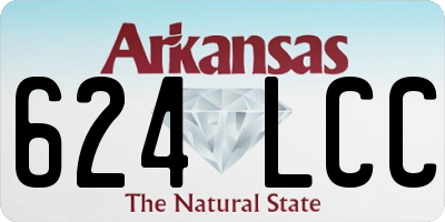 AR license plate 624LCC