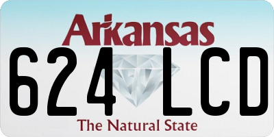 AR license plate 624LCD