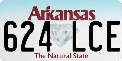 AR license plate 624LCE