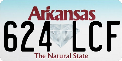 AR license plate 624LCF