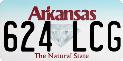 AR license plate 624LCG