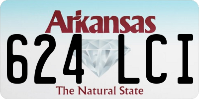 AR license plate 624LCI