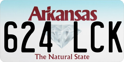 AR license plate 624LCK