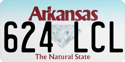 AR license plate 624LCL